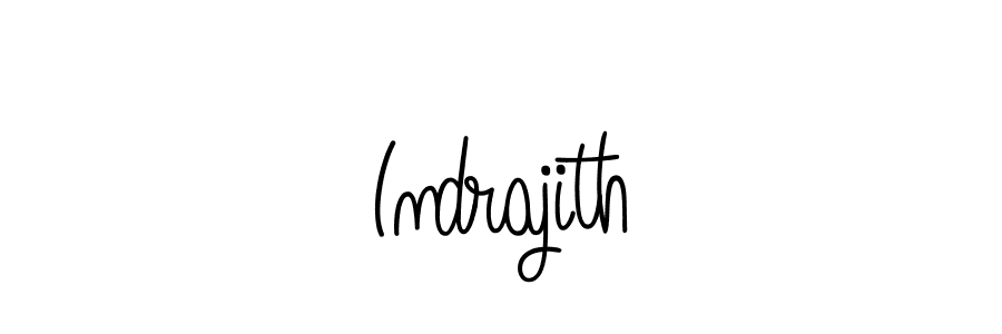 Also we have Indrajith name is the best signature style. Create professional handwritten signature collection using Angelique-Rose-font-FFP autograph style. Indrajith signature style 5 images and pictures png