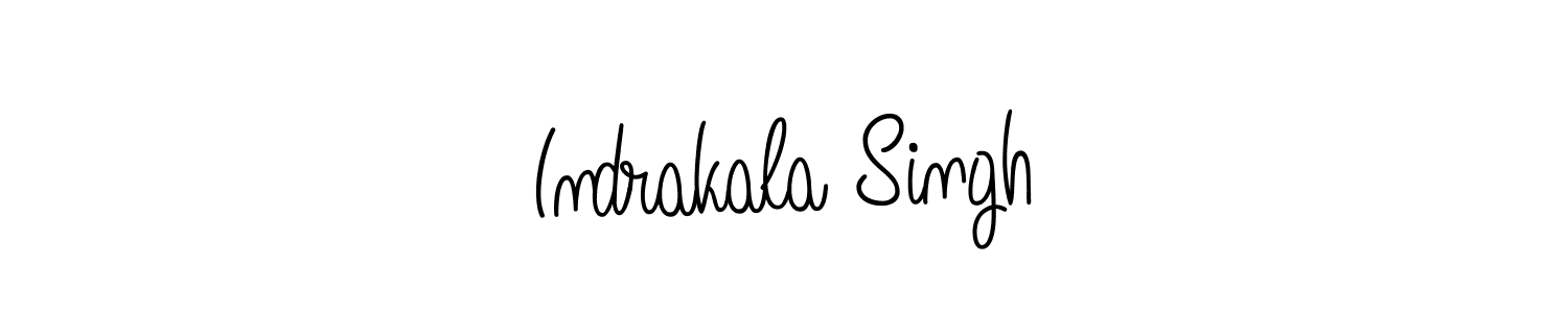 Angelique-Rose-font-FFP is a professional signature style that is perfect for those who want to add a touch of class to their signature. It is also a great choice for those who want to make their signature more unique. Get Indrakala Singh name to fancy signature for free. Indrakala Singh signature style 5 images and pictures png