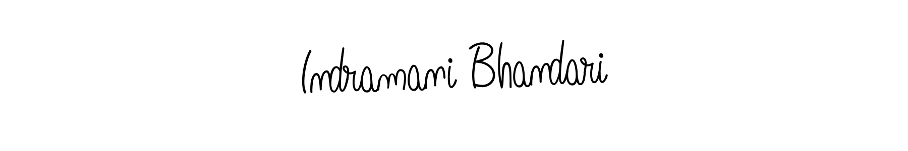 if you are searching for the best signature style for your name Indramani Bhandari. so please give up your signature search. here we have designed multiple signature styles  using Angelique-Rose-font-FFP. Indramani Bhandari signature style 5 images and pictures png