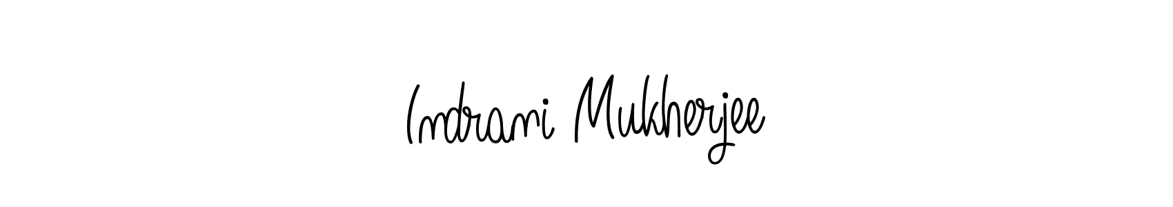 How to Draw Indrani Mukherjee signature style? Angelique-Rose-font-FFP is a latest design signature styles for name Indrani Mukherjee. Indrani Mukherjee signature style 5 images and pictures png