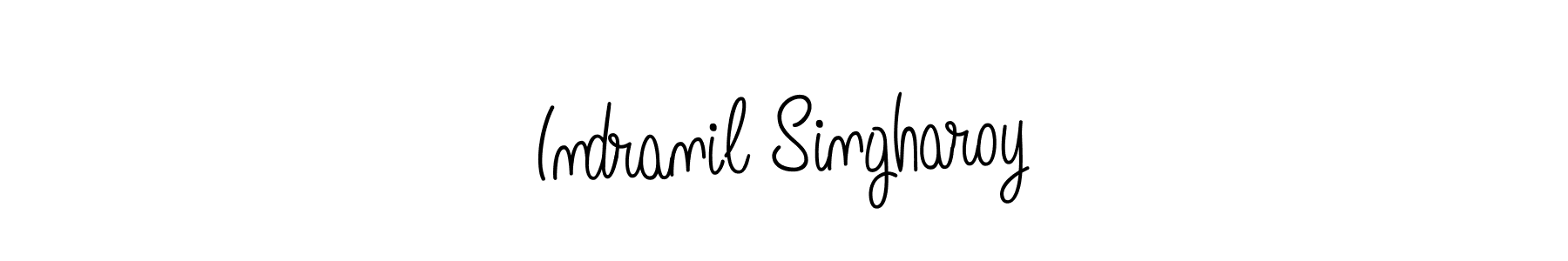 Design your own signature with our free online signature maker. With this signature software, you can create a handwritten (Angelique-Rose-font-FFP) signature for name Indranil Singharoy. Indranil Singharoy signature style 5 images and pictures png