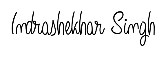 Download transparent PNG signature for name Indrashekhar Singh styled with Angelique-Rose-font-FFP font. Ready to paste directly into PDF and Word agreements. Indrashekhar Singh signature style 5 images and pictures png