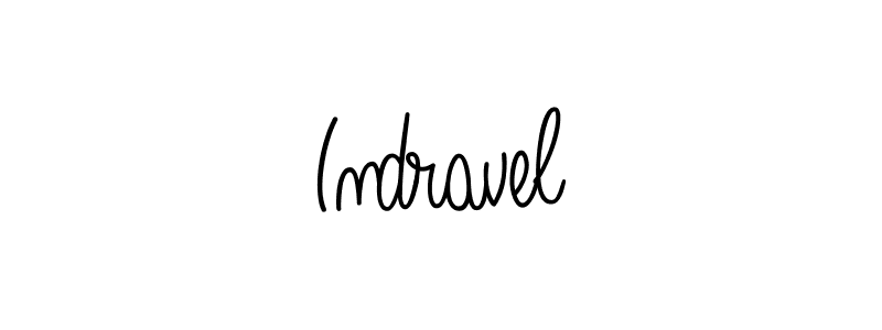 Create a beautiful signature design for name Indravel. With this signature (Angelique-Rose-font-FFP) fonts, you can make a handwritten signature for free. Indravel signature style 5 images and pictures png