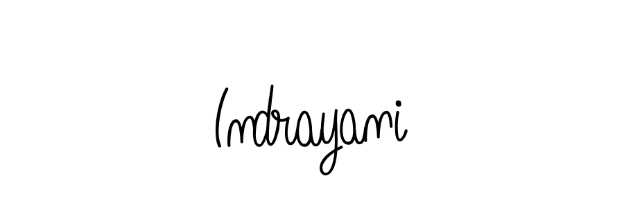 Create a beautiful signature design for name Indrayani. With this signature (Angelique-Rose-font-FFP) fonts, you can make a handwritten signature for free. Indrayani signature style 5 images and pictures png