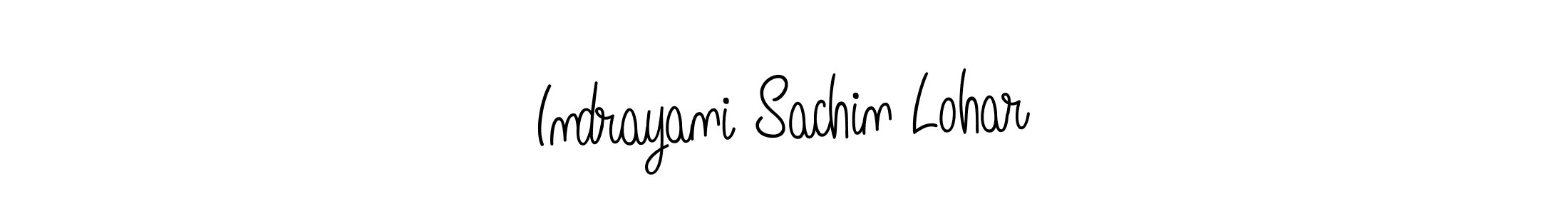 Make a beautiful signature design for name Indrayani Sachin Lohar. With this signature (Angelique-Rose-font-FFP) style, you can create a handwritten signature for free. Indrayani Sachin Lohar signature style 5 images and pictures png