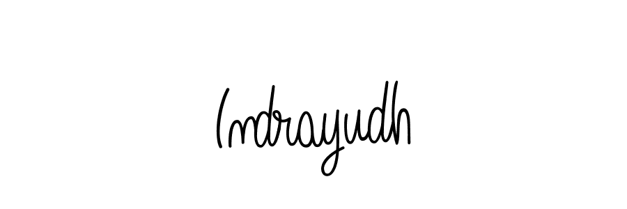 You should practise on your own different ways (Angelique-Rose-font-FFP) to write your name (Indrayudh) in signature. don't let someone else do it for you. Indrayudh signature style 5 images and pictures png