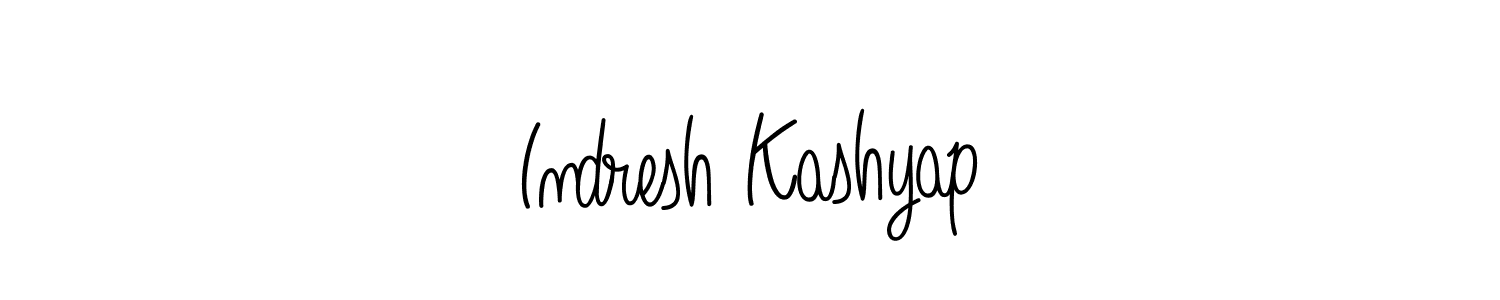 Angelique-Rose-font-FFP is a professional signature style that is perfect for those who want to add a touch of class to their signature. It is also a great choice for those who want to make their signature more unique. Get Indresh Kashyap name to fancy signature for free. Indresh Kashyap signature style 5 images and pictures png