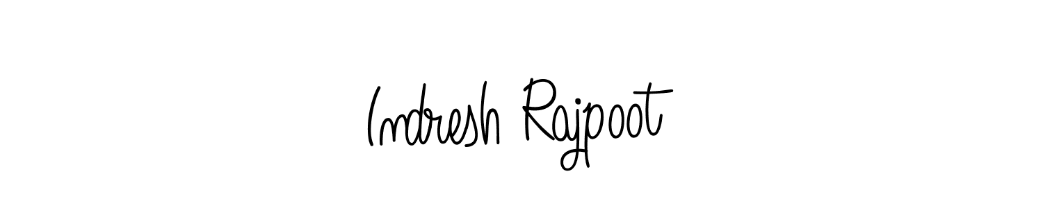 Also we have Indresh Rajpoot name is the best signature style. Create professional handwritten signature collection using Angelique-Rose-font-FFP autograph style. Indresh Rajpoot signature style 5 images and pictures png