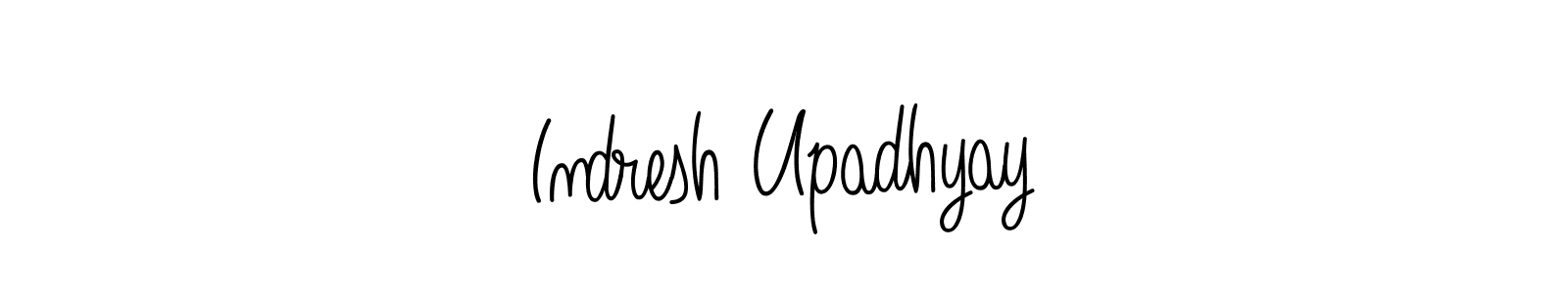 How to Draw Indresh Upadhyay signature style? Angelique-Rose-font-FFP is a latest design signature styles for name Indresh Upadhyay. Indresh Upadhyay signature style 5 images and pictures png