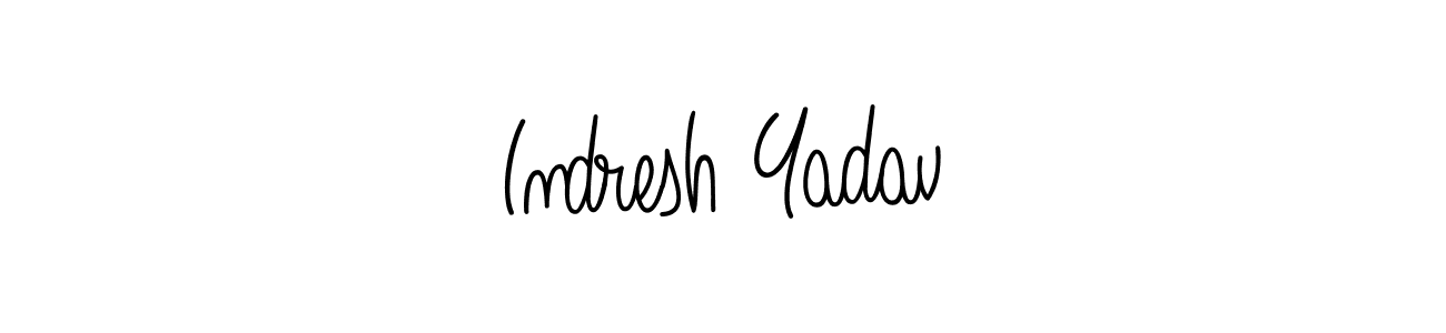 How to Draw Indresh Yadav signature style? Angelique-Rose-font-FFP is a latest design signature styles for name Indresh Yadav. Indresh Yadav signature style 5 images and pictures png