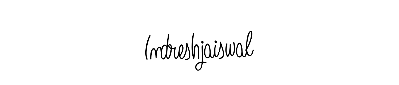 Make a short Indreshjaiswal signature style. Manage your documents anywhere anytime using Angelique-Rose-font-FFP. Create and add eSignatures, submit forms, share and send files easily. Indreshjaiswal signature style 5 images and pictures png