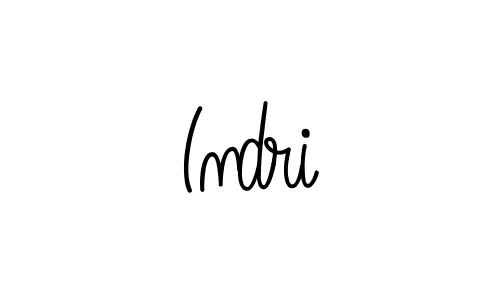 How to make Indri signature? Angelique-Rose-font-FFP is a professional autograph style. Create handwritten signature for Indri name. Indri signature style 5 images and pictures png