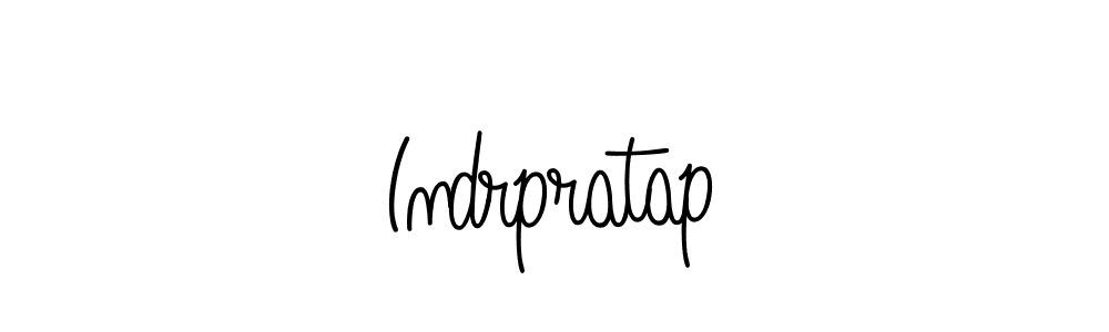 How to make Indrpratap name signature. Use Angelique-Rose-font-FFP style for creating short signs online. This is the latest handwritten sign. Indrpratap signature style 5 images and pictures png