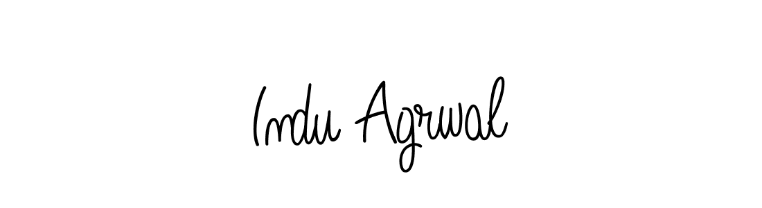 You can use this online signature creator to create a handwritten signature for the name Indu Agrwal. This is the best online autograph maker. Indu Agrwal signature style 5 images and pictures png