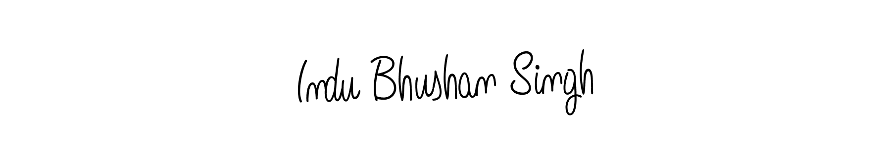 Use a signature maker to create a handwritten signature online. With this signature software, you can design (Angelique-Rose-font-FFP) your own signature for name Indu Bhushan Singh. Indu Bhushan Singh signature style 5 images and pictures png