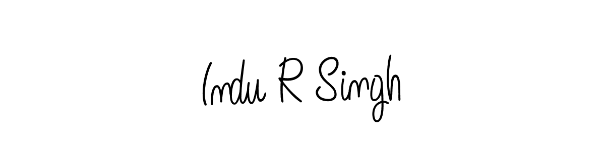 Make a beautiful signature design for name Indu R Singh. Use this online signature maker to create a handwritten signature for free. Indu R Singh signature style 5 images and pictures png