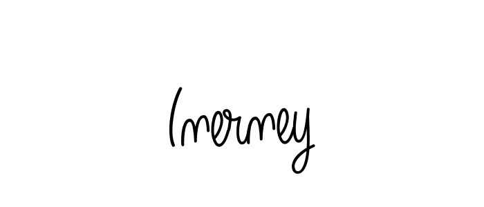 The best way (Angelique-Rose-font-FFP) to make a short signature is to pick only two or three words in your name. The name Inerney include a total of six letters. For converting this name. Inerney signature style 5 images and pictures png