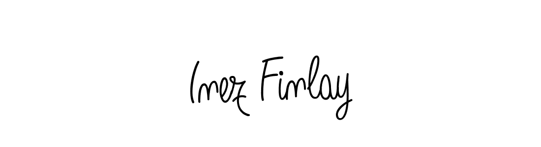 Best and Professional Signature Style for Inez Finlay. Angelique-Rose-font-FFP Best Signature Style Collection. Inez Finlay signature style 5 images and pictures png