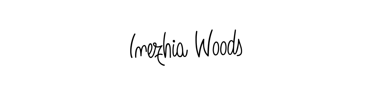 How to Draw Inezhia Woods signature style? Angelique-Rose-font-FFP is a latest design signature styles for name Inezhia Woods. Inezhia Woods signature style 5 images and pictures png