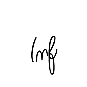The best way (Angelique-Rose-font-FFP) to make a short signature is to pick only two or three words in your name. The name Inf include a total of six letters. For converting this name. Inf signature style 5 images and pictures png
