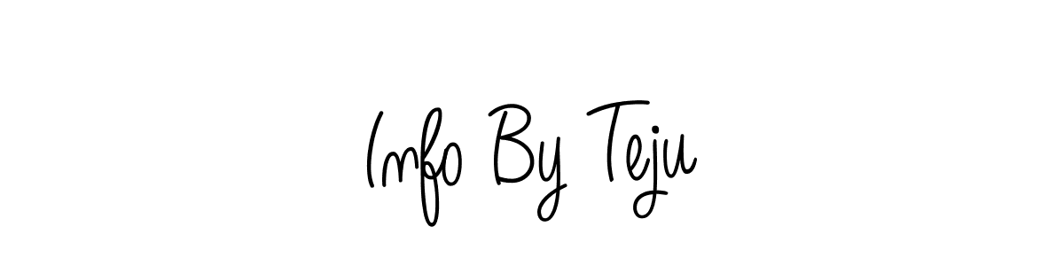 How to make Info By Teju signature? Angelique-Rose-font-FFP is a professional autograph style. Create handwritten signature for Info By Teju name. Info By Teju signature style 5 images and pictures png