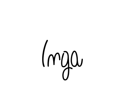 Make a short Inga signature style. Manage your documents anywhere anytime using Angelique-Rose-font-FFP. Create and add eSignatures, submit forms, share and send files easily. Inga signature style 5 images and pictures png