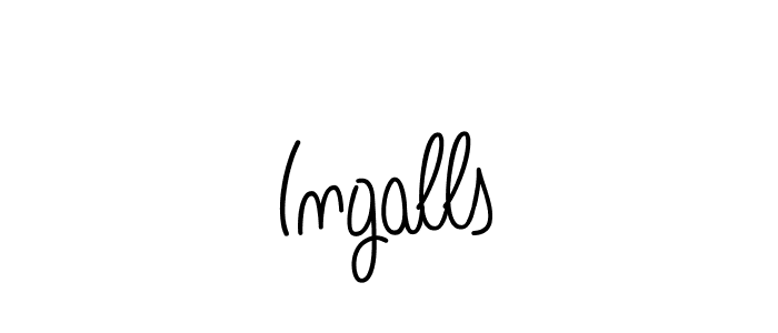 Angelique-Rose-font-FFP is a professional signature style that is perfect for those who want to add a touch of class to their signature. It is also a great choice for those who want to make their signature more unique. Get Ingalls name to fancy signature for free. Ingalls signature style 5 images and pictures png