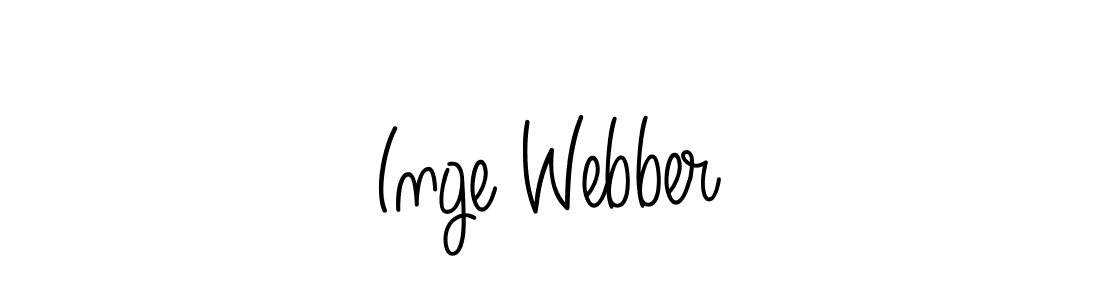 How to make Inge Webber signature? Angelique-Rose-font-FFP is a professional autograph style. Create handwritten signature for Inge Webber name. Inge Webber signature style 5 images and pictures png