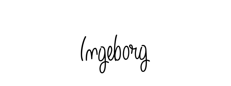 if you are searching for the best signature style for your name Ingeborg. so please give up your signature search. here we have designed multiple signature styles  using Angelique-Rose-font-FFP. Ingeborg signature style 5 images and pictures png
