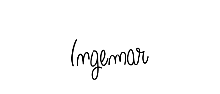 Ingemar stylish signature style. Best Handwritten Sign (Angelique-Rose-font-FFP) for my name. Handwritten Signature Collection Ideas for my name Ingemar. Ingemar signature style 5 images and pictures png