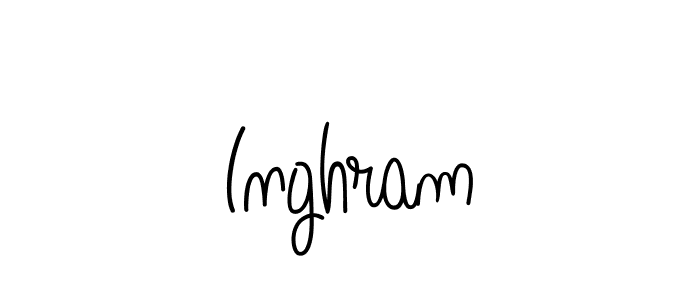 How to make Inghram signature? Angelique-Rose-font-FFP is a professional autograph style. Create handwritten signature for Inghram name. Inghram signature style 5 images and pictures png