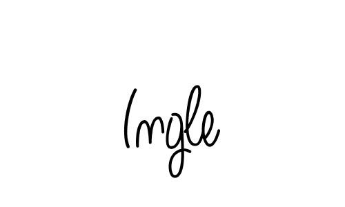 Angelique-Rose-font-FFP is a professional signature style that is perfect for those who want to add a touch of class to their signature. It is also a great choice for those who want to make their signature more unique. Get Ingle name to fancy signature for free. Ingle signature style 5 images and pictures png