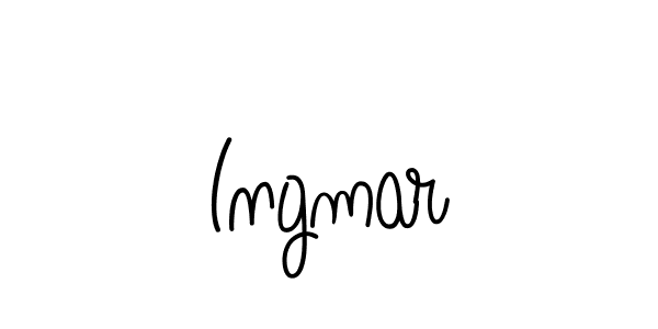 Design your own signature with our free online signature maker. With this signature software, you can create a handwritten (Angelique-Rose-font-FFP) signature for name Ingmar. Ingmar signature style 5 images and pictures png