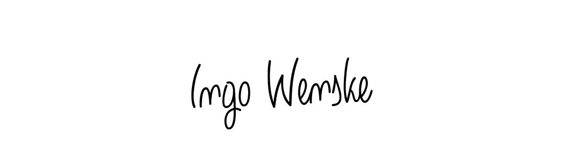 How to Draw Ingo Wenske signature style? Angelique-Rose-font-FFP is a latest design signature styles for name Ingo Wenske. Ingo Wenske signature style 5 images and pictures png
