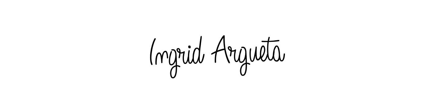 Design your own signature with our free online signature maker. With this signature software, you can create a handwritten (Angelique-Rose-font-FFP) signature for name Ingrid Argueta. Ingrid Argueta signature style 5 images and pictures png