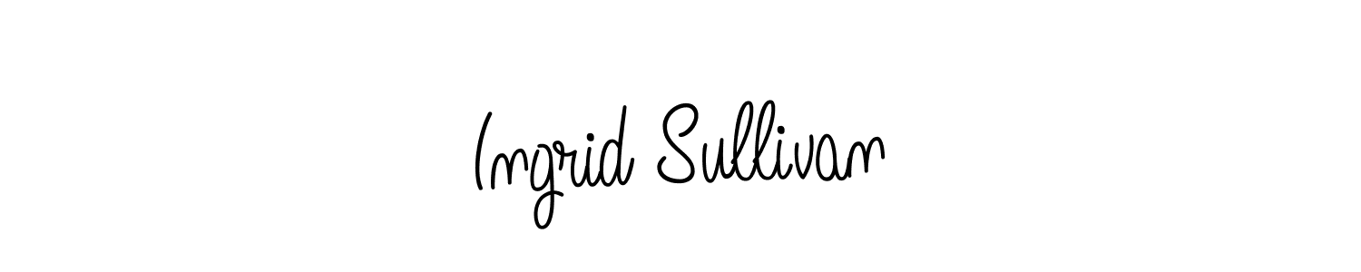 Ingrid Sullivan stylish signature style. Best Handwritten Sign (Angelique-Rose-font-FFP) for my name. Handwritten Signature Collection Ideas for my name Ingrid Sullivan. Ingrid Sullivan signature style 5 images and pictures png