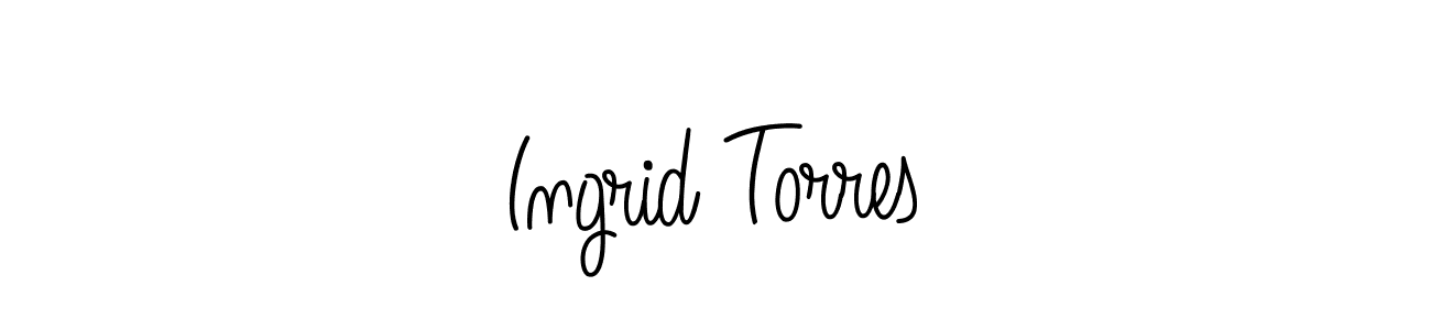 Make a beautiful signature design for name Ingrid Torres. Use this online signature maker to create a handwritten signature for free. Ingrid Torres signature style 5 images and pictures png