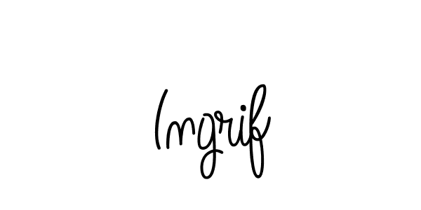 Design your own signature with our free online signature maker. With this signature software, you can create a handwritten (Angelique-Rose-font-FFP) signature for name Ingrif. Ingrif signature style 5 images and pictures png