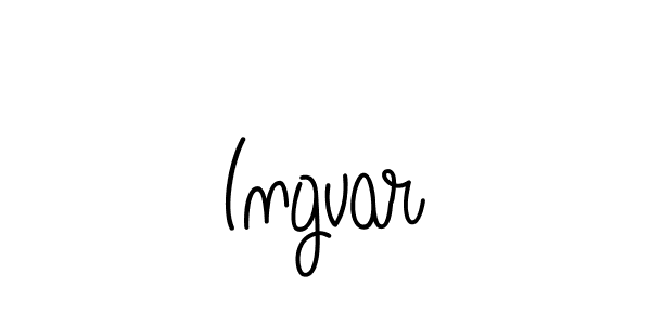 Make a beautiful signature design for name Ingvar. With this signature (Angelique-Rose-font-FFP) style, you can create a handwritten signature for free. Ingvar signature style 5 images and pictures png