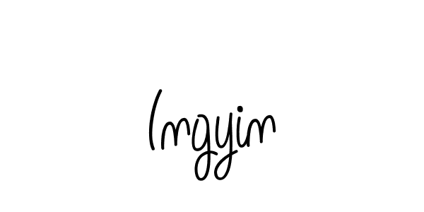 Ingyin stylish signature style. Best Handwritten Sign (Angelique-Rose-font-FFP) for my name. Handwritten Signature Collection Ideas for my name Ingyin. Ingyin signature style 5 images and pictures png