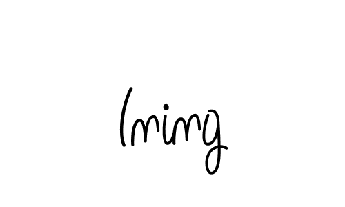 Also we have Ining name is the best signature style. Create professional handwritten signature collection using Angelique-Rose-font-FFP autograph style. Ining signature style 5 images and pictures png