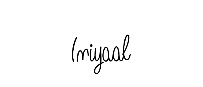 How to Draw Iniyaal signature style? Angelique-Rose-font-FFP is a latest design signature styles for name Iniyaal. Iniyaal signature style 5 images and pictures png