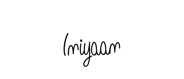 How to make Iniyaan name signature. Use Angelique-Rose-font-FFP style for creating short signs online. This is the latest handwritten sign. Iniyaan signature style 5 images and pictures png
