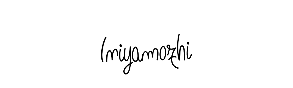 Also we have Iniyamozhi name is the best signature style. Create professional handwritten signature collection using Angelique-Rose-font-FFP autograph style. Iniyamozhi signature style 5 images and pictures png