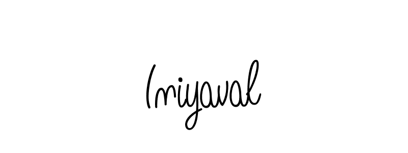 How to Draw Iniyaval signature style? Angelique-Rose-font-FFP is a latest design signature styles for name Iniyaval. Iniyaval signature style 5 images and pictures png