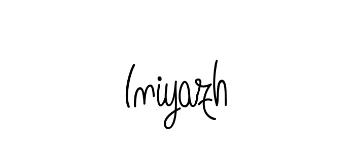 Create a beautiful signature design for name Iniyazh. With this signature (Angelique-Rose-font-FFP) fonts, you can make a handwritten signature for free. Iniyazh signature style 5 images and pictures png