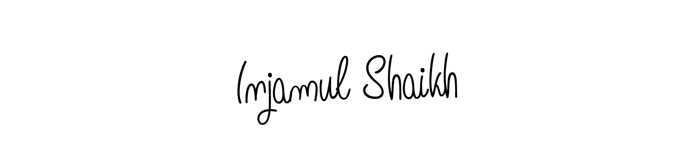 Angelique-Rose-font-FFP is a professional signature style that is perfect for those who want to add a touch of class to their signature. It is also a great choice for those who want to make their signature more unique. Get Injamul Shaikh name to fancy signature for free. Injamul Shaikh signature style 5 images and pictures png