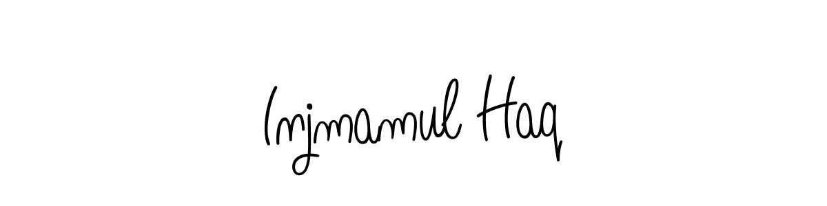 Injmamul Haq stylish signature style. Best Handwritten Sign (Angelique-Rose-font-FFP) for my name. Handwritten Signature Collection Ideas for my name Injmamul Haq. Injmamul Haq signature style 5 images and pictures png