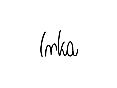 Make a beautiful signature design for name Inka. Use this online signature maker to create a handwritten signature for free. Inka signature style 5 images and pictures png