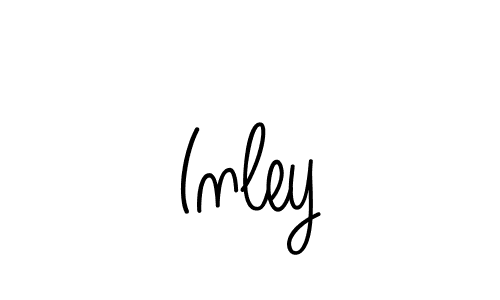 Use a signature maker to create a handwritten signature online. With this signature software, you can design (Angelique-Rose-font-FFP) your own signature for name Inley. Inley signature style 5 images and pictures png